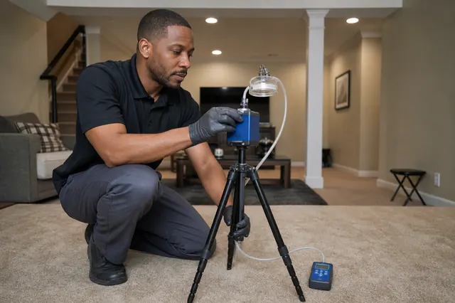 Mold Testing & Inspection in a North Atlanta home